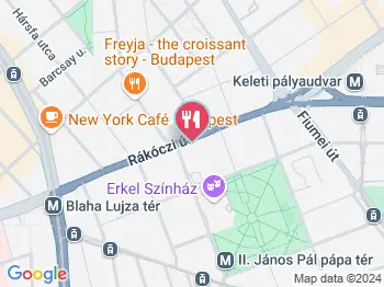 Erkel Bisztró Budapest a térképen