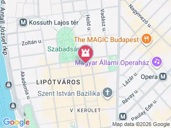 Az erő nyomai Budapest a térképen