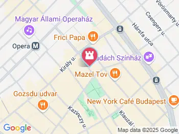 Erzsébetvárosi Zsidó Történeti Tár Budapest a térképen