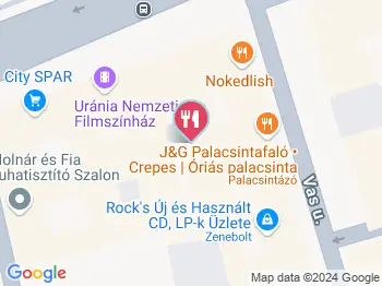 Erzsike Espresso & Lángos Budapest a térképen