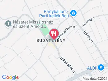 Erzsike Presszó Budapest a térképen