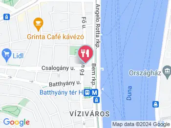 Espresso Gambit Budapest a térképen