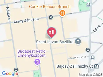 Essencia Restaurant - Tiago & Éva Budapest a térképen