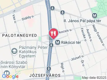 Eszem-Iszom Kuckó - Rákóczi téri Vásárcsarnok Budapest a térképen