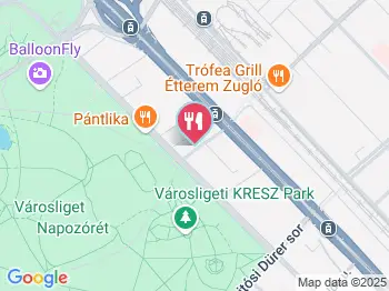 Eszpresszó-Fagylaltozó Budapest a térképen