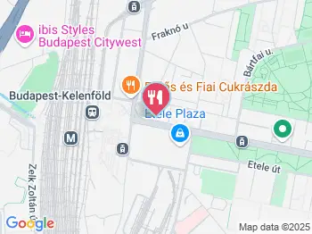 Etele Bisztró Budapest a térképen