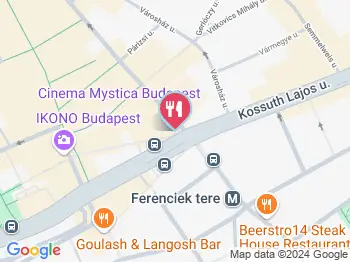 ÉTOILE Champagne Bar Budapest a térképen