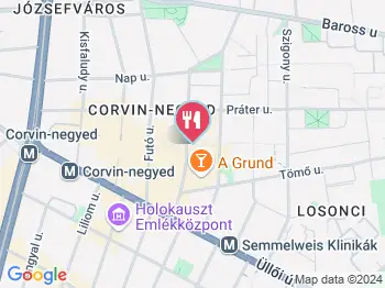 Etop Coffee Budapest a térképen