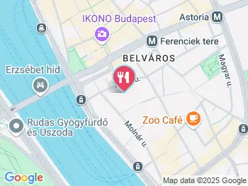 Európa Café-Étterem Budapest a térképen