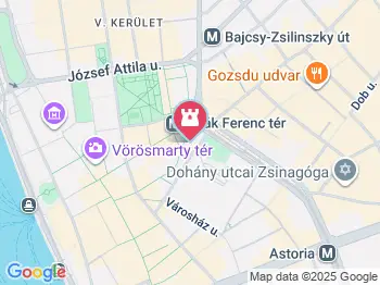 Evangélikus Országos Múzeum Budapest a térképen