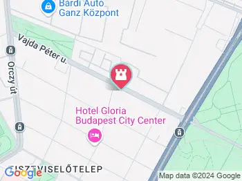 Evangélikus templom torony Budapest a térképen