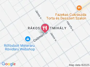 Évi Rétesbolt Budapest a térképen