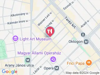 Évi Rétesbolt - Nagymező utca Budapest a térképen