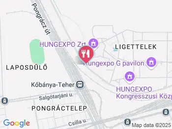 Expo Vendéglő Budapest a térképen