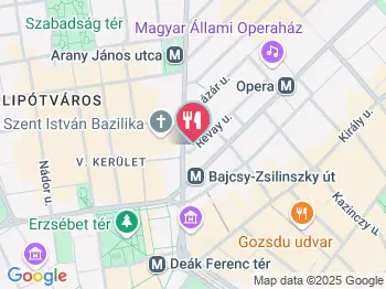 EzAz Étterem & Bistro Budapest a térképen