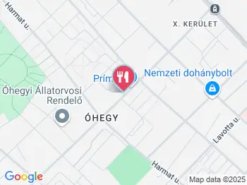 Ezüst Farkas Étterem Budapest a térképen