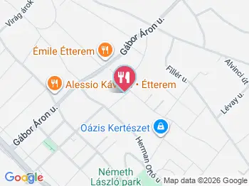 Ezüstfenyő Étterem Budapest a térképen