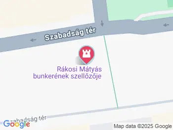 F4 objektum - Rákosi-bunker Budapest a térképen