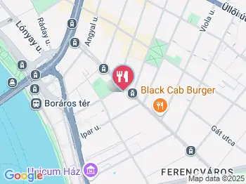 Fabito Pizzéria Budapest a térképen