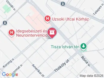 Fábry Zoltán szobra Budapest a térképen