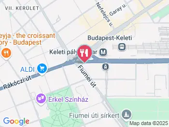 Fahéj Cukrászda & Pékség - Keleti Pályaudvar Budapest a térképen