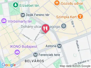 Fahéj Kávézó Budapest a térképen