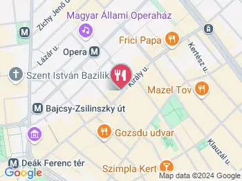 Falafel Fusion Budapest a térképen