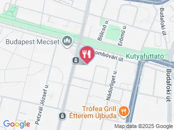 Falatka Fészer Budapest a térképen