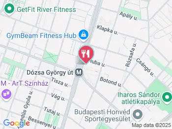 Faloda Váci33 Budapest a térképen