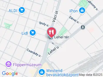 Falusi Falatozó Budapest a térképen