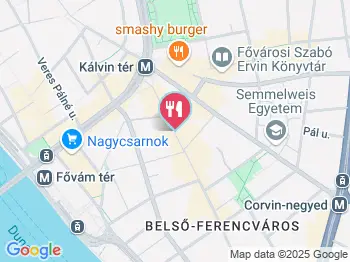 Famous Belgian Waffles - Ráday utca Budapest a térképen