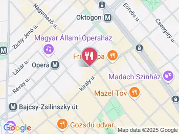 Fánki Donuts Budapest a térképen