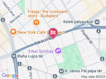 Fanni Guesthouse Budapest a térképen