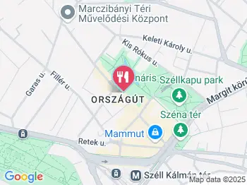 Farfalla Fagylaltozó Budapest a térképen