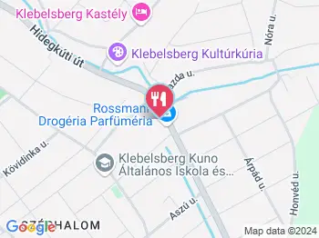 Fasírt Étterem Budapest a térképen