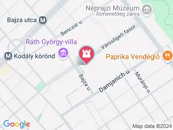 Fasori evangélikus templom Budapest a térképen