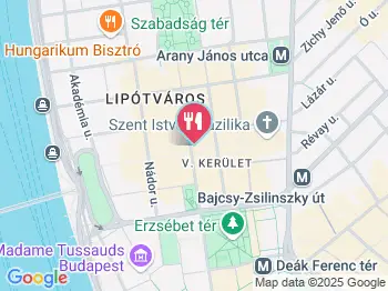 Faszaládé Budapest a térképen