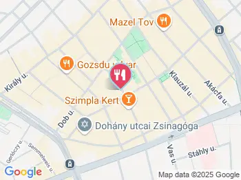 Fat Mama Eatery Budapest a térképen