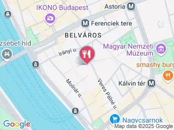 Fat Mo's Budapest a térképen