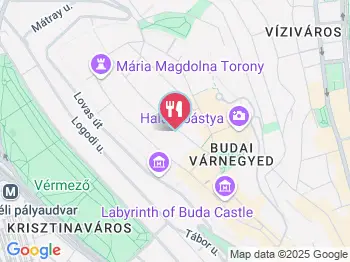 Fekete Holló Étterem Budapest a térképen