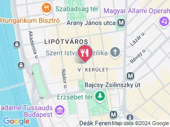 Felisa Tapas Bar Budapest a térképen