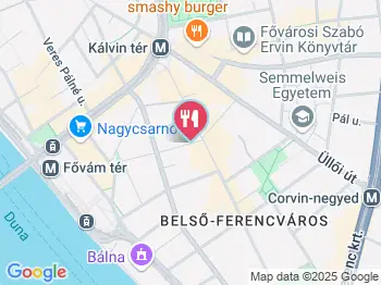 FéLiX Pub n' Merch Budapest a térképen