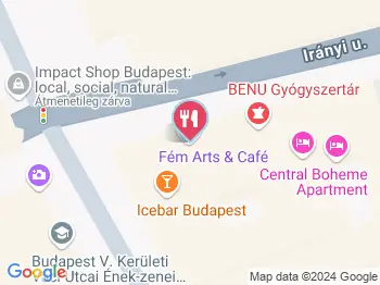 FÉM Arts & Cafe Budapest a térképen
