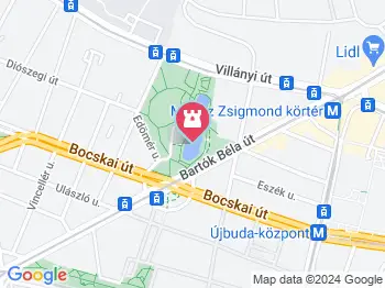 Feneketlen-tó Budapest a térképen