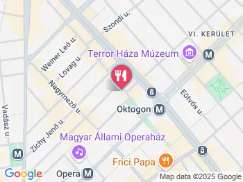 Feral Cafe Budapest a térképen