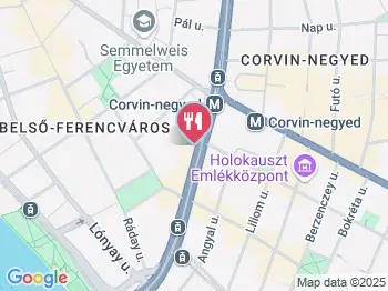 Ferenc Kávézó Budapest a térképen