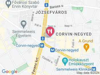 Fészek Cukrászda Budapest a térképen