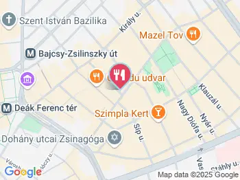 Fidel's Cabaret Budapest a térképen