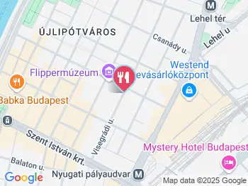 Fincsi Kínai Büfé Budapest a térképen