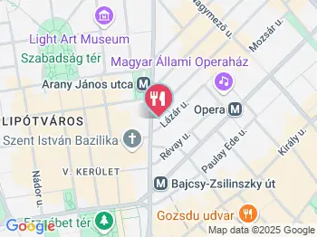 Find Tea Drinks & Sweeties Budapest a térképen